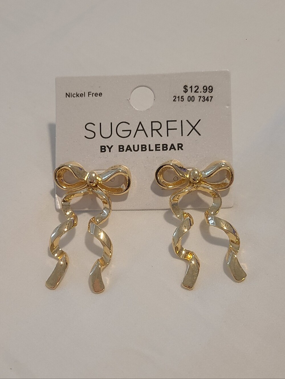 Gold Bow Dangle Earrings - Sugarfix by BaubleBar
